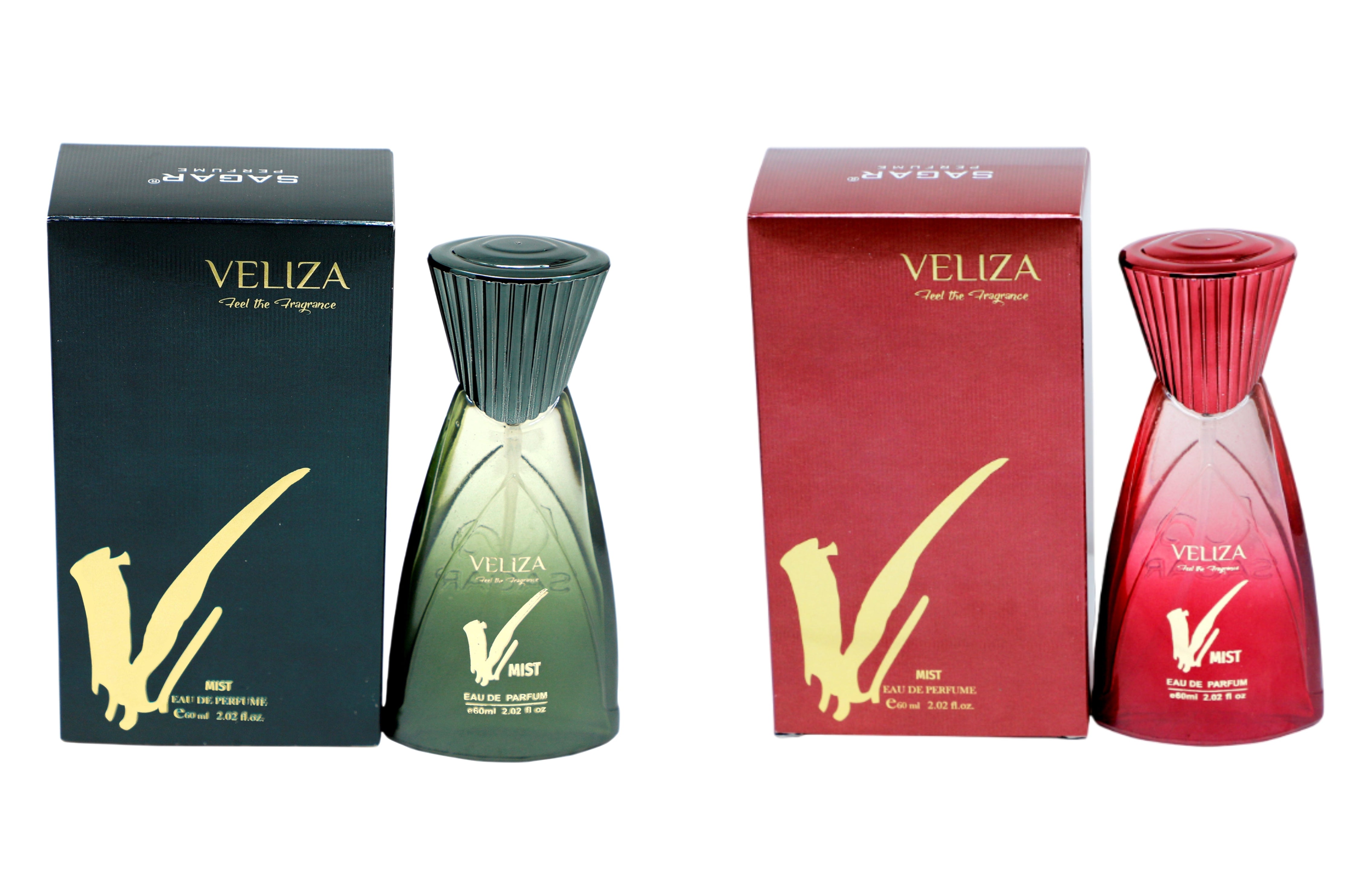 60 ML VELIZA RED & 60 ML VELIZA GREEN PERFUME COMBO