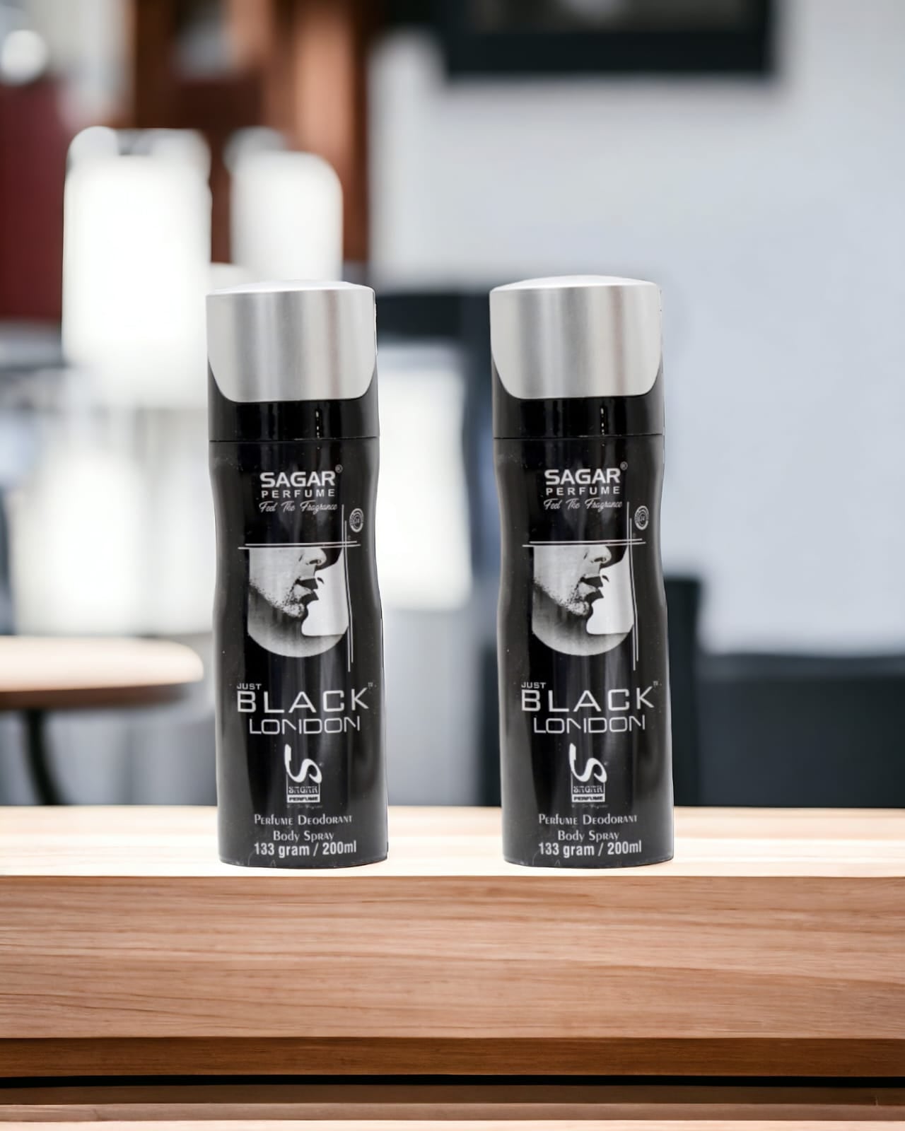 Just Black London Deodorant 2 Pcs - 200ml
