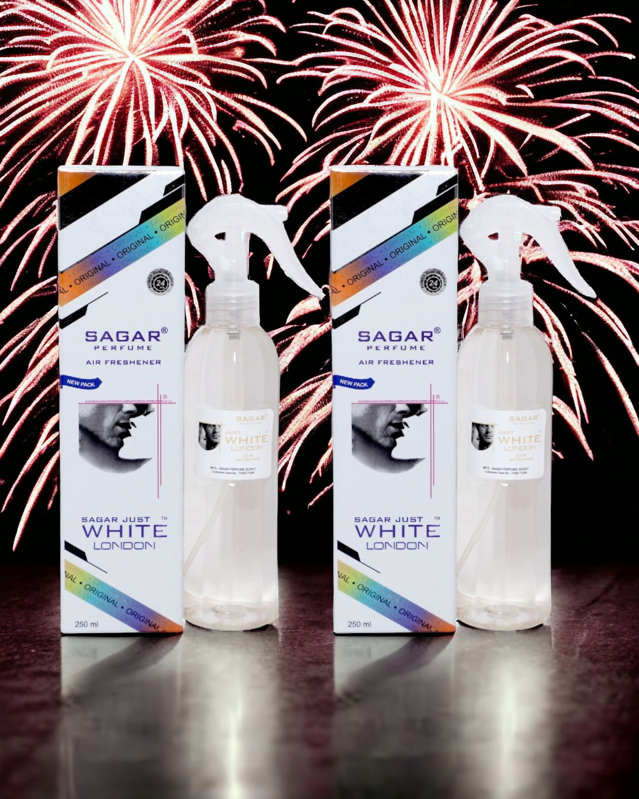 Just White London Room Freshener 2 Pcs Combo - 250ml