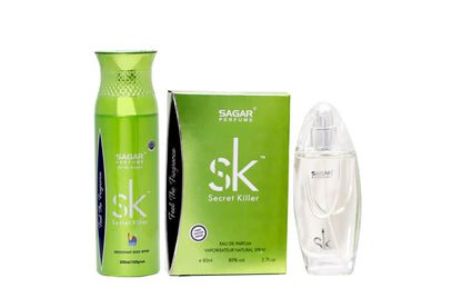 Sagar Secret Killer Green Deodorant And Perfume Combo