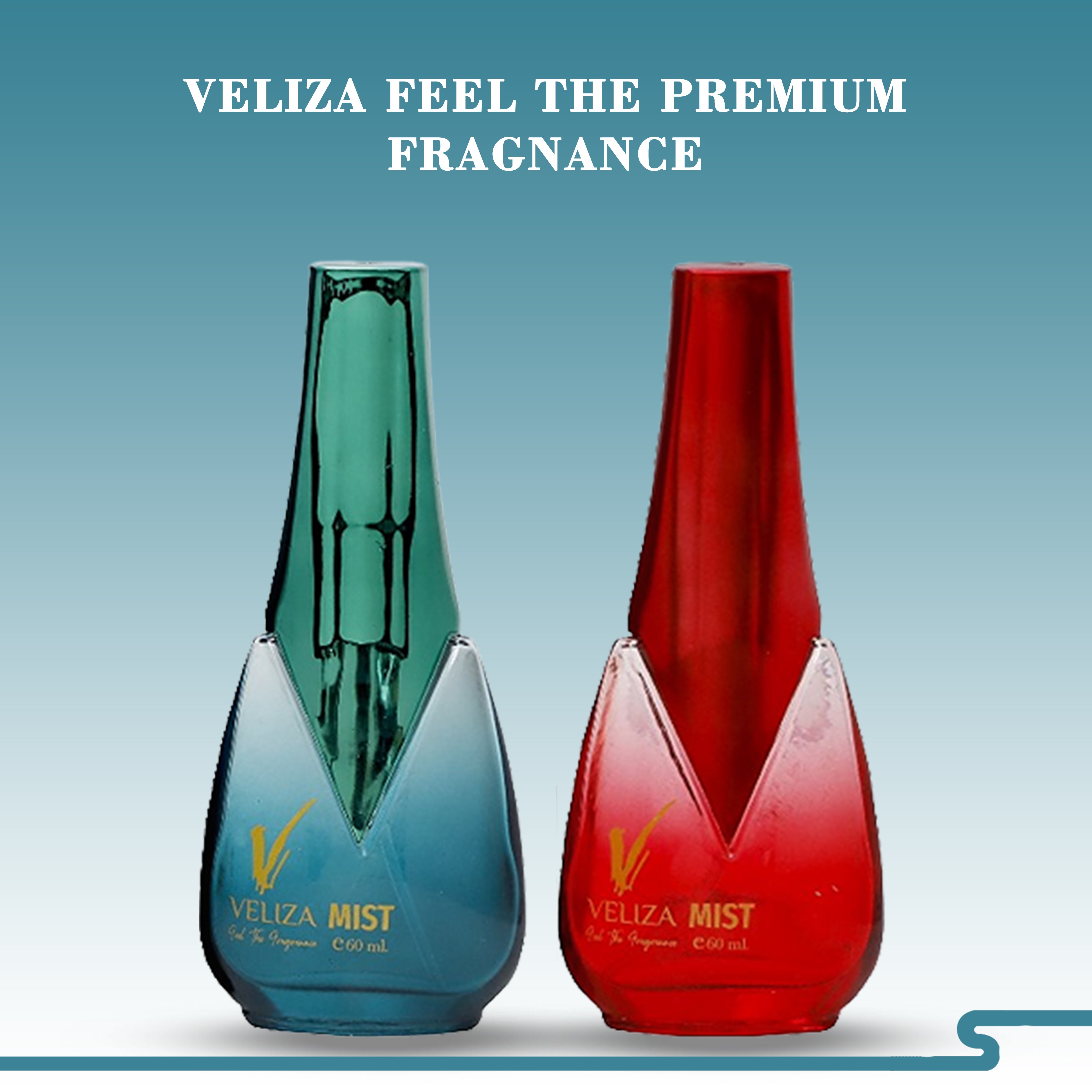 60 ML VELIZA RED & 60 ML VELIZA GREEN PERFUME COMBO