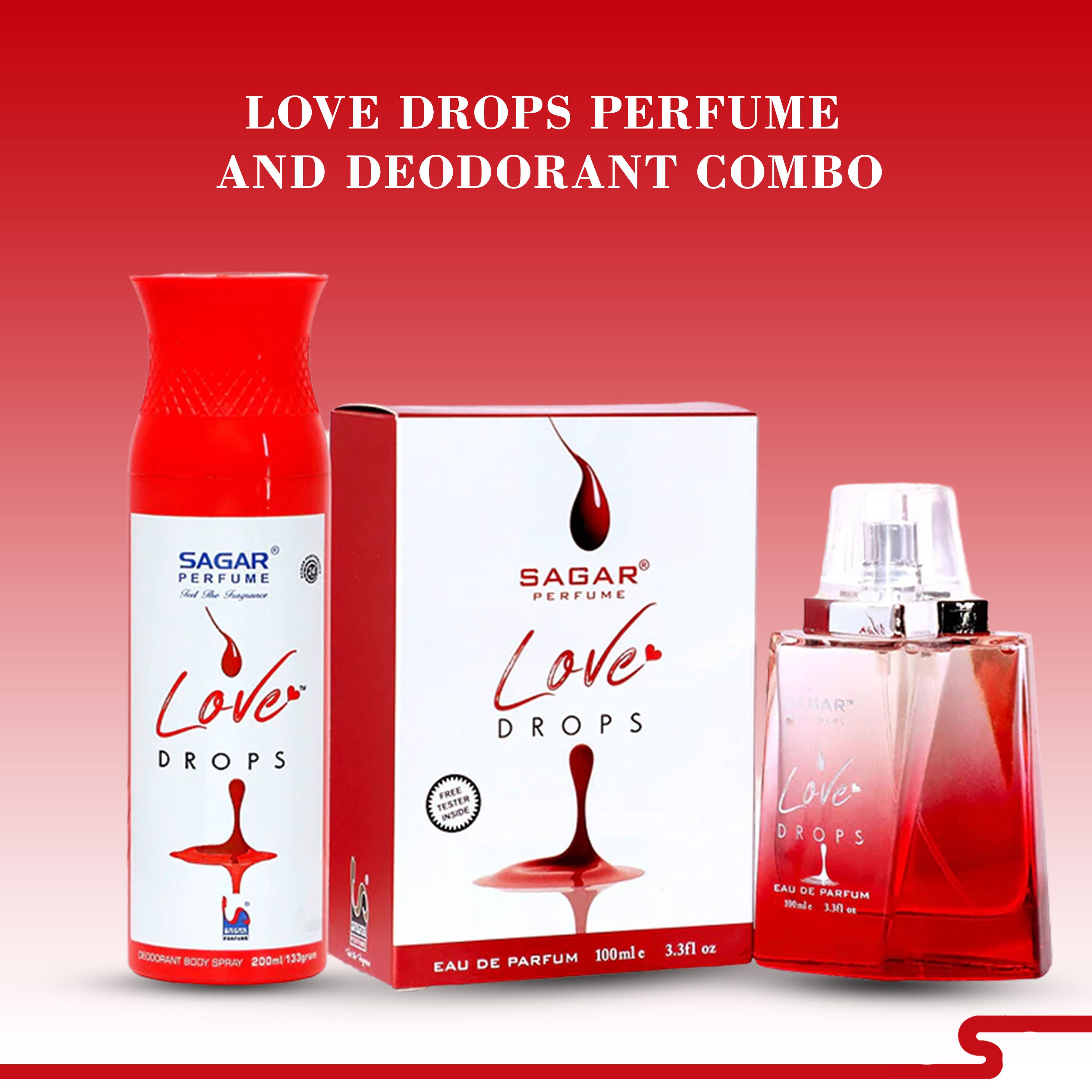 Sagar Love Drops Deodorant And Perfume Combo