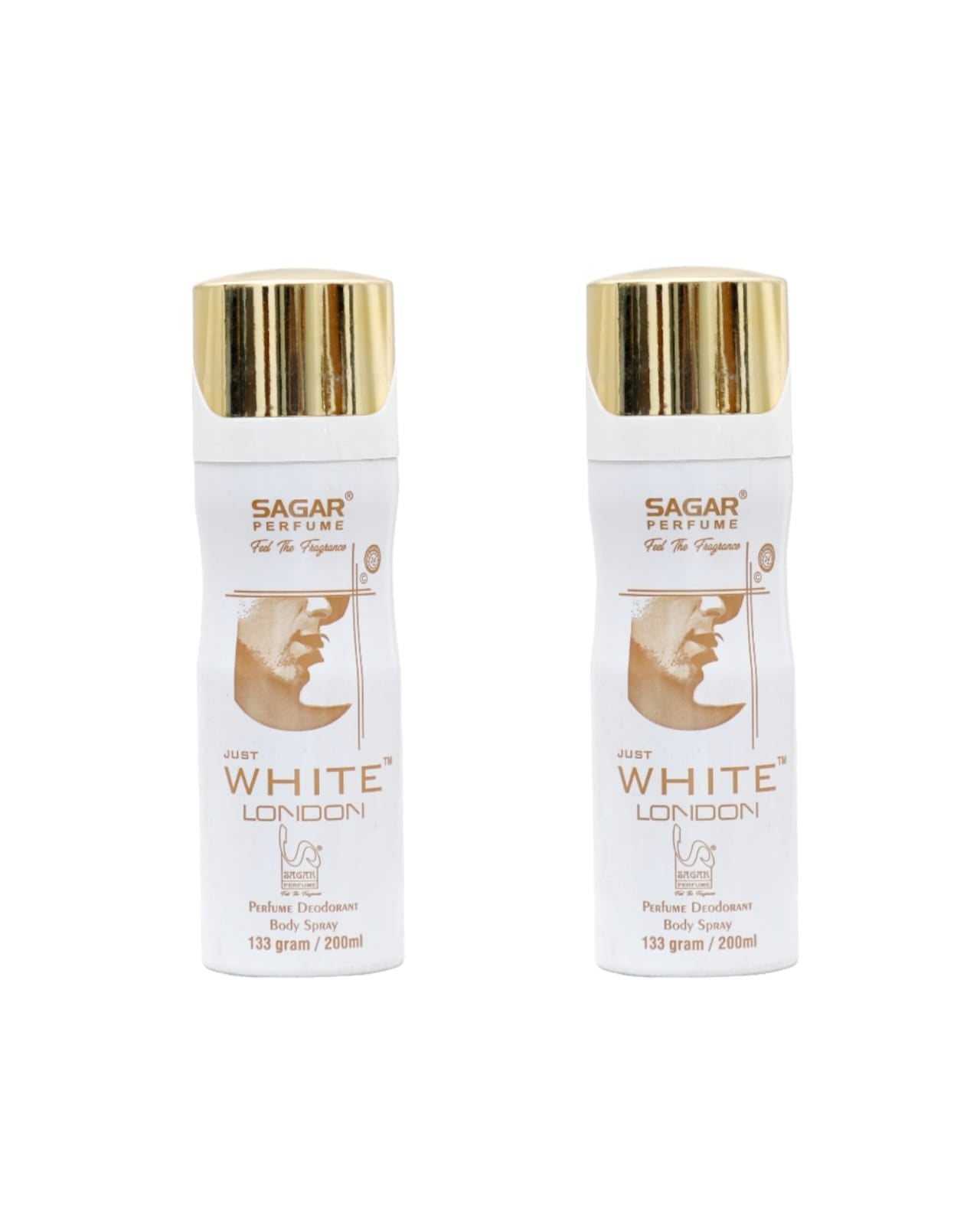 Just White London Deodorant 2 Pcs - 200ml