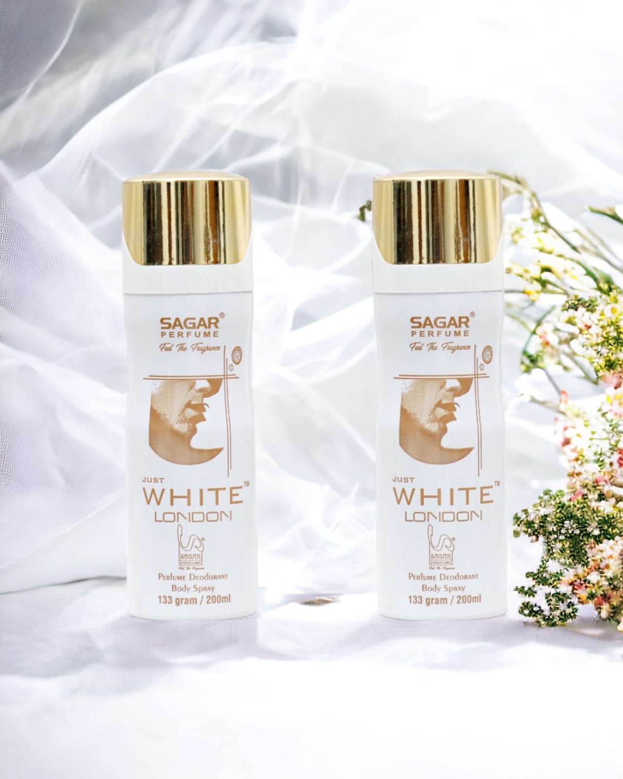 Just White London Deodorant 2 Pcs - 200ml