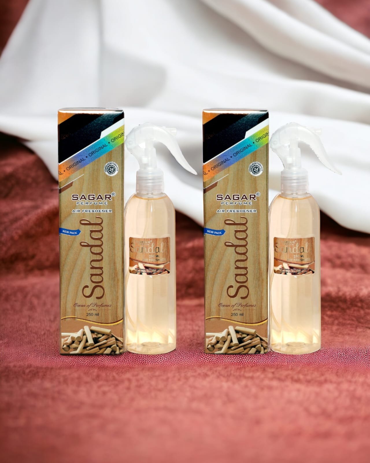 Buy Oscar Natural Sandal & Rose Air Freshener Spray | for Home, Office &  Car -250ml Each (Pack of 2) Online at Best Prices in India - JioMart.