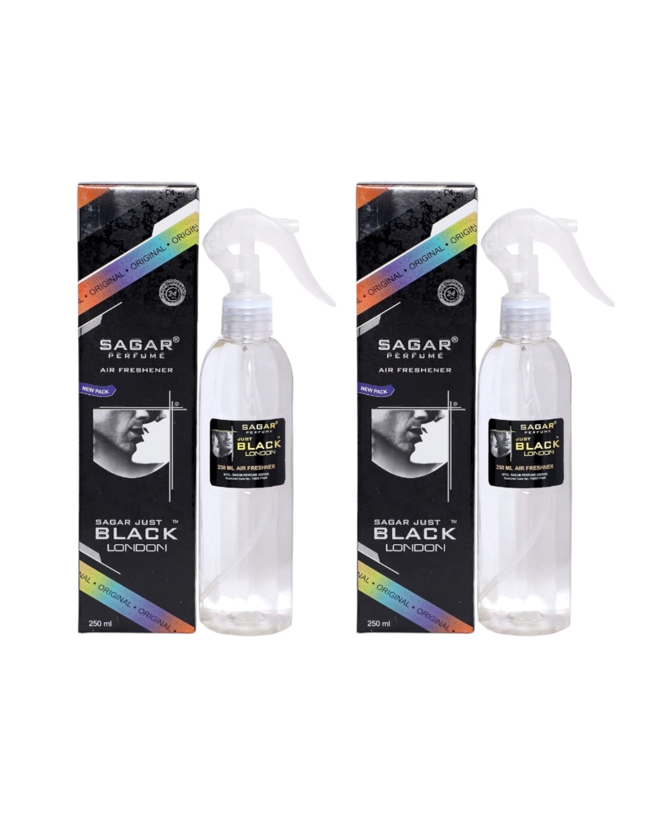 Just Black London Room Freshener 2 Pcs Combo - 250ml