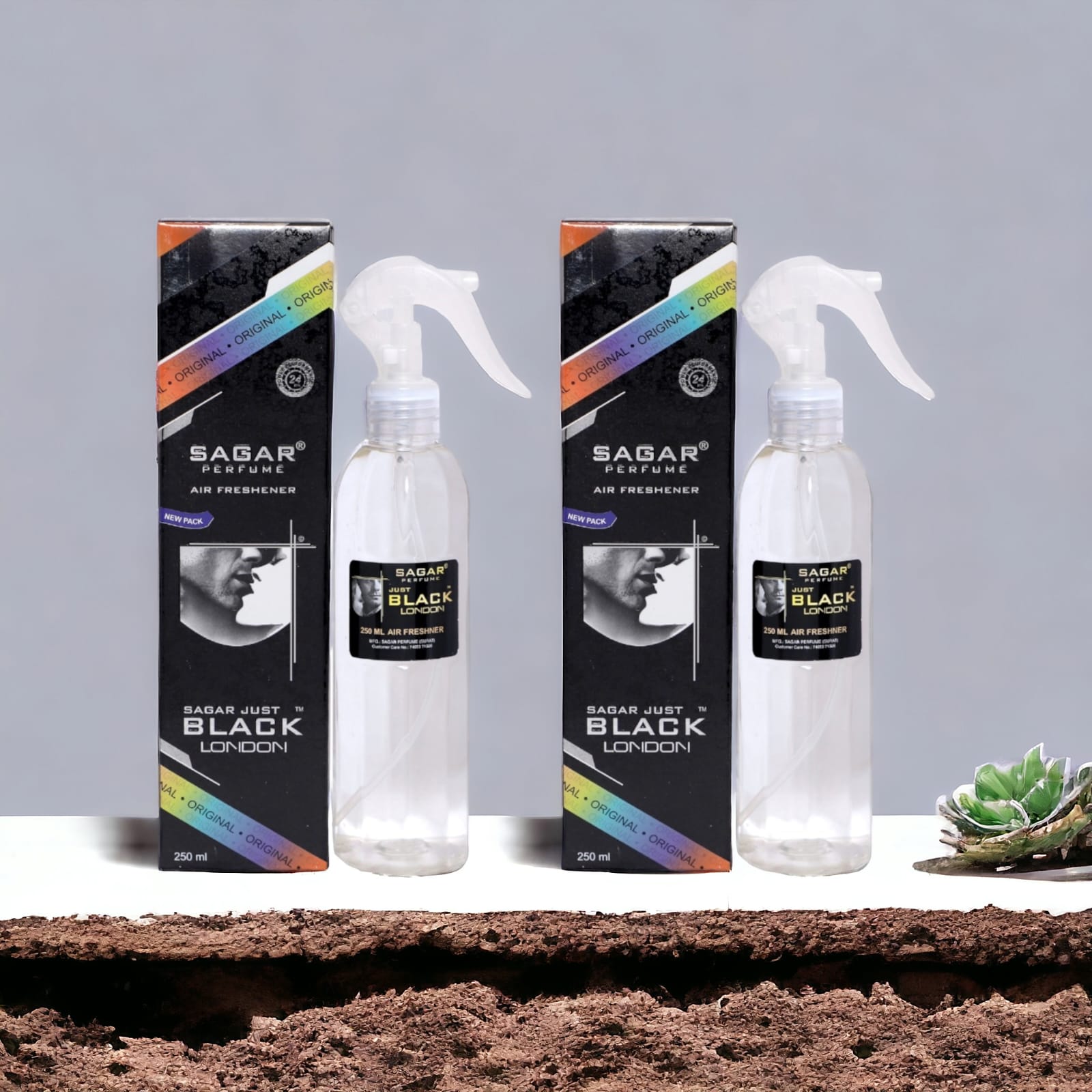 Just Black London Room Freshener 2 Pcs Combo - 250ml