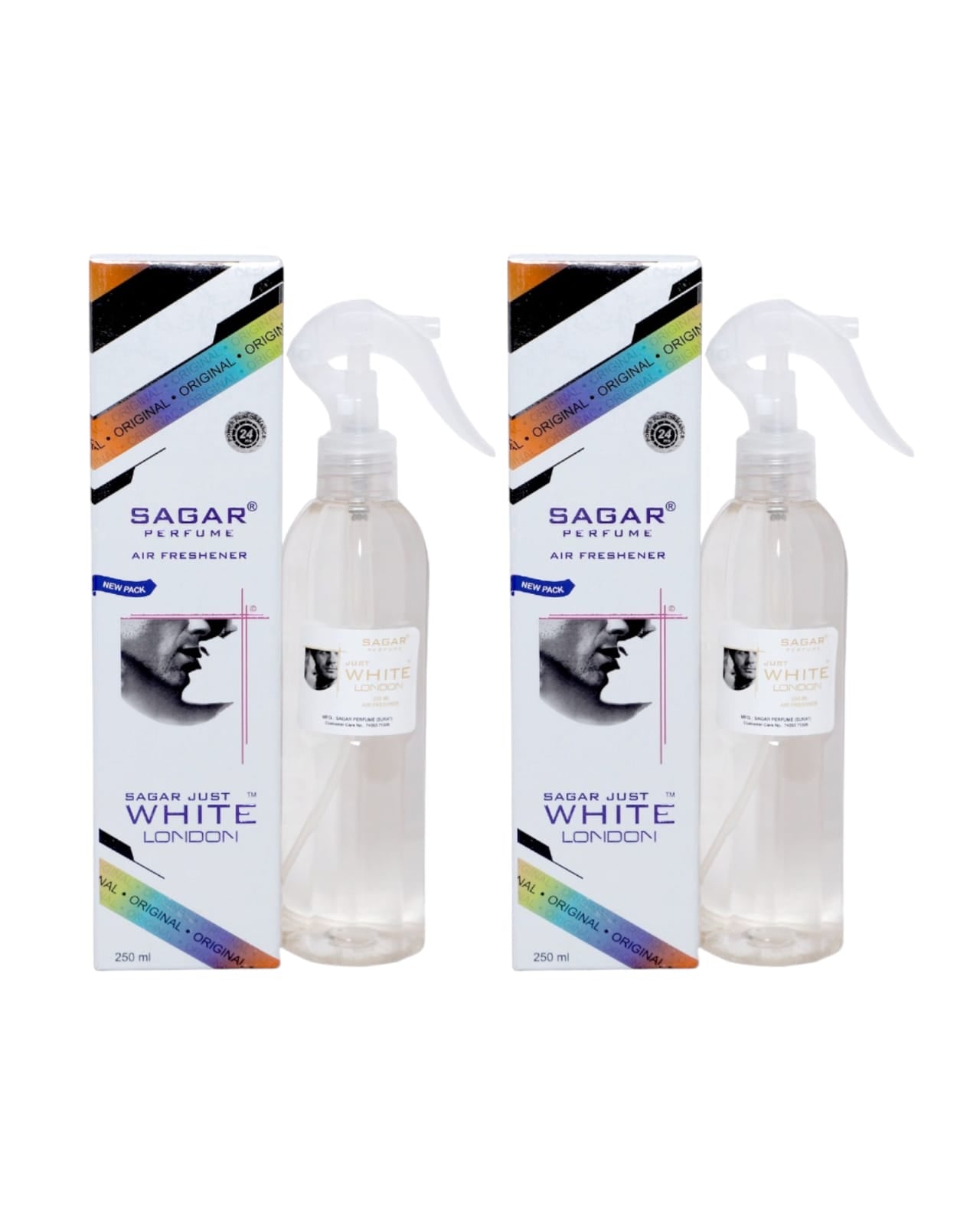 Just White London Room Freshener 2 Pcs Combo - 250ml