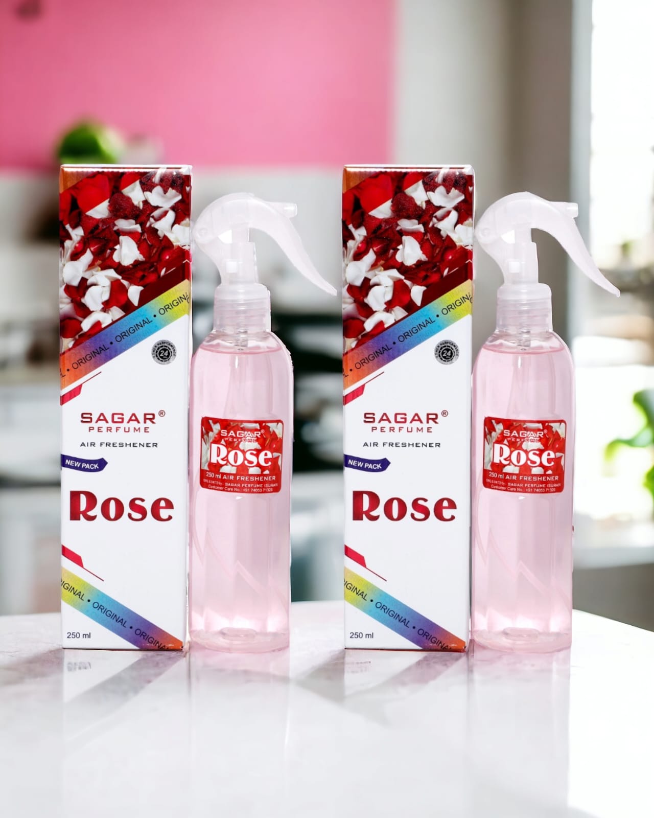 Rose Room Freshener 2 Pcs Combo - 250ml