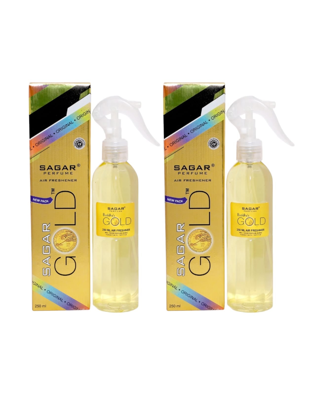 Sagar Gold Room Freshener 2 Pcs Combo - 250ml