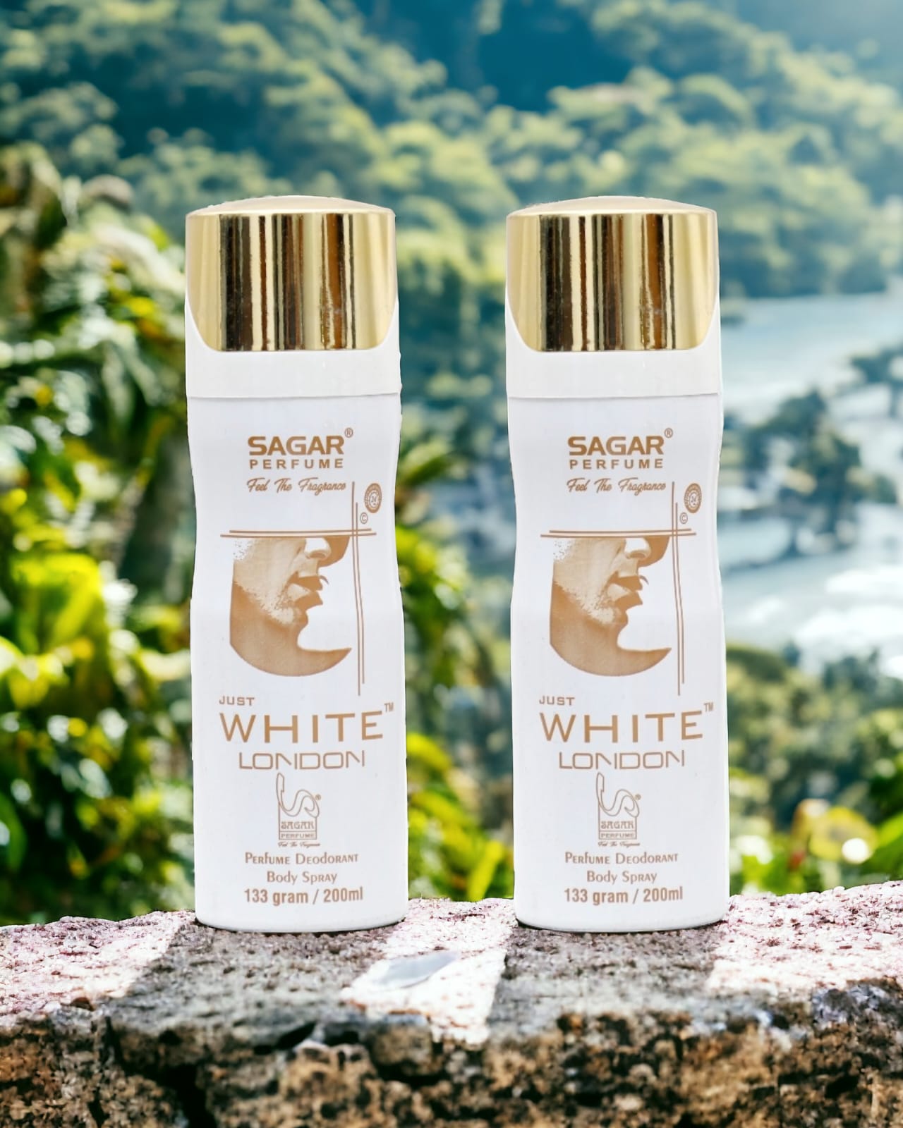 Just White London Deodorant 2 Pcs - 200ml